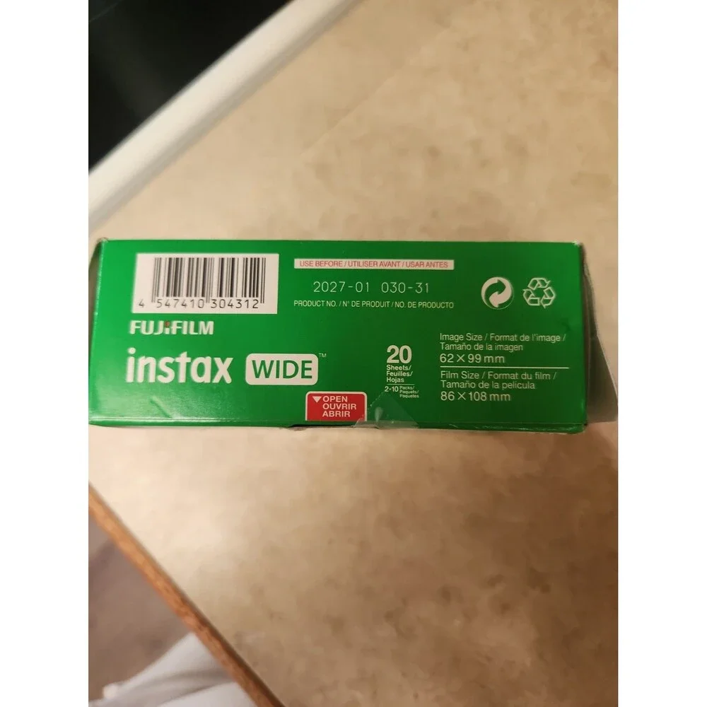 Fuji Instax Instant Film Wide 20 Pack